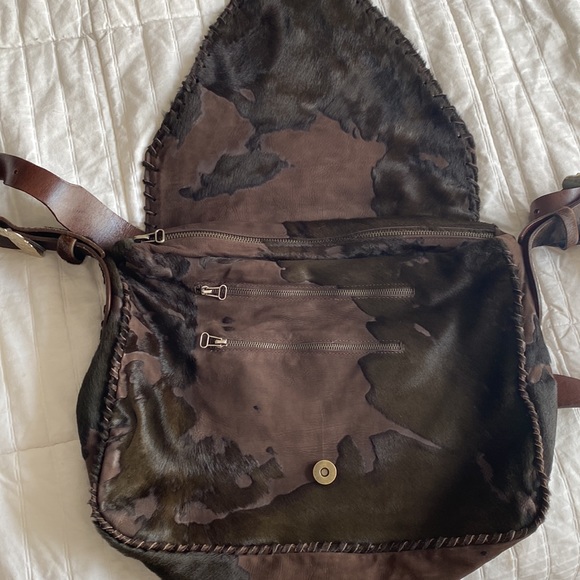 Jose Luis Calf Hair Leather German Silver Bag - Picture 10 of 15